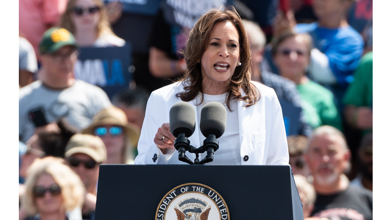 Kamala Harris And Tim Walz Hold Campaign Rally In Wisconsin