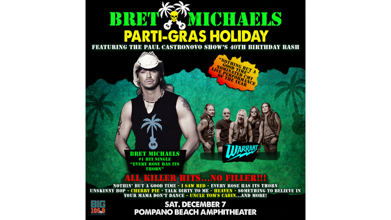 Bret Michaels Parti-Gras Holiday