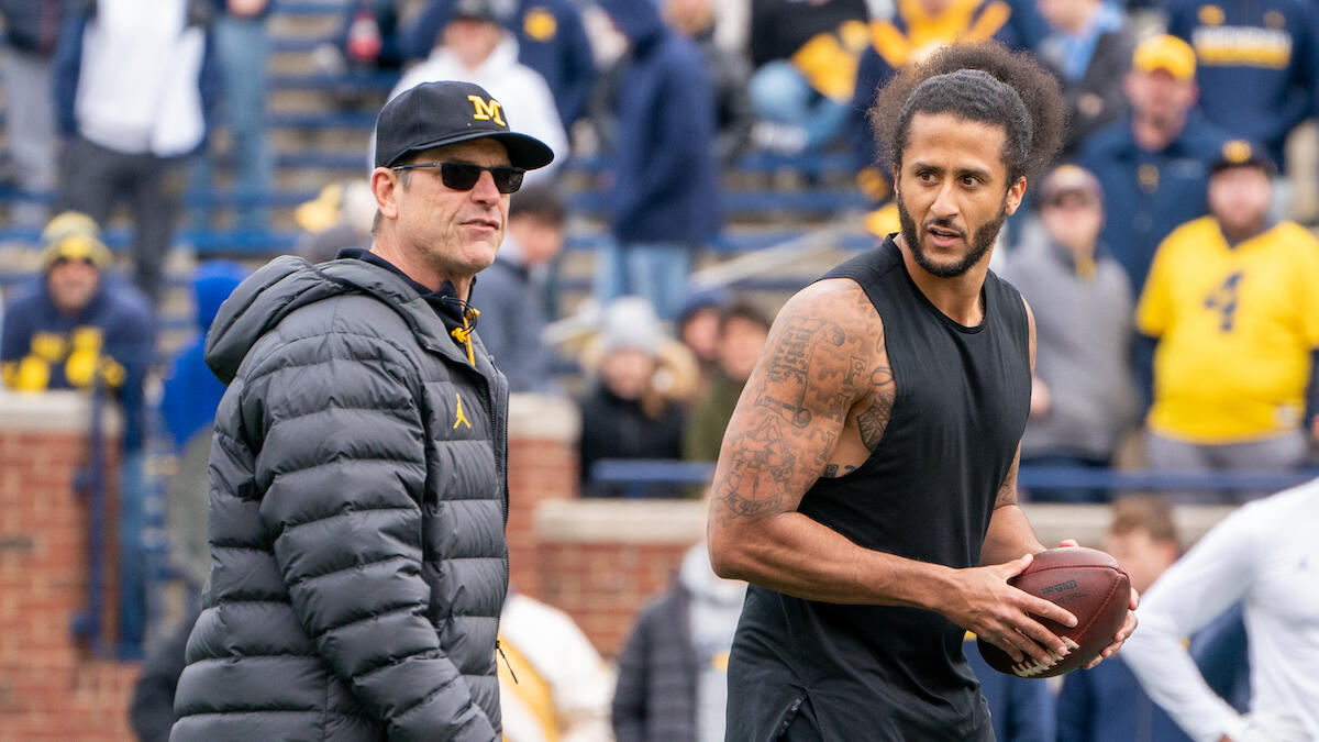 Chargers Coach Harbaugh Gives Definitive Update On Colin Kaepernick ...