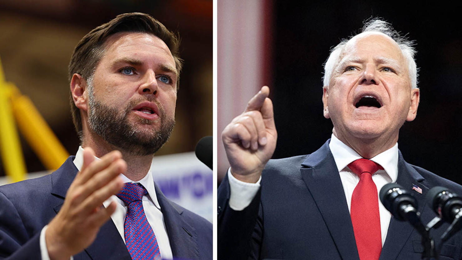 JD Vance, Tim Walz