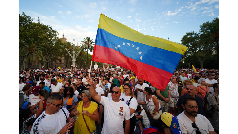 SPAIN-VENEZUELA-VOTE-PROTEST