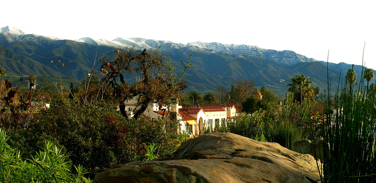 Ojai With Snow