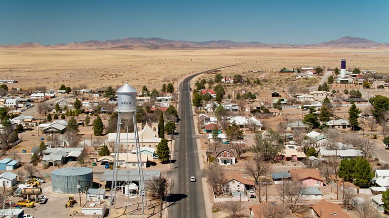 Marfa, Texas - Aerial