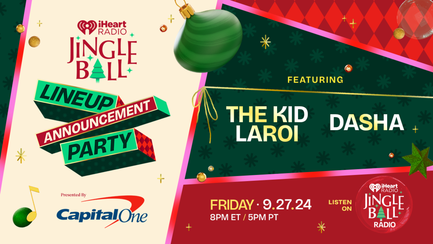 iHeartRadio Jingle Ball Announcement Party The Kid LAROI, Dasha To