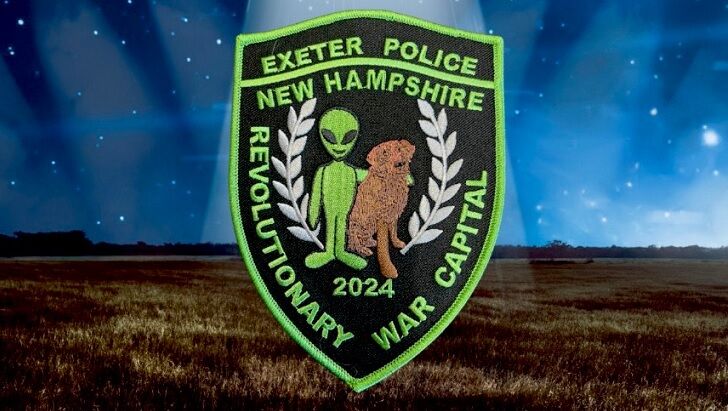 Newly Unveiled Police Patch Celebrates New Hampshire Community's Place in UFO Lore