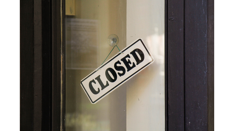 'Closed' sign