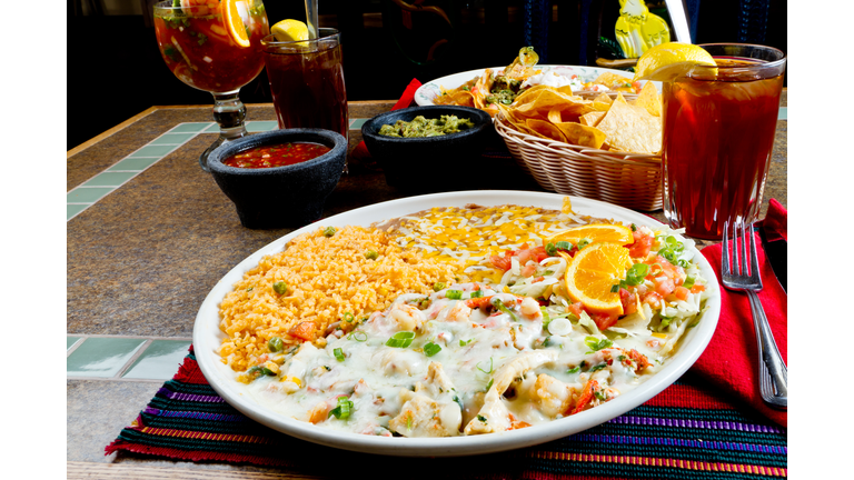 Mexican Style Cheesy Shrimp Dish