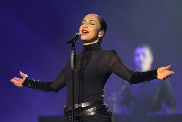 Nigerian-British singer Sade performs on