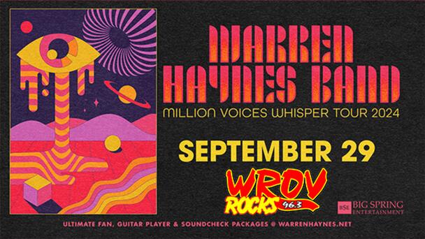 Win Tickets to WARREN HAYNES at Salem Civic Center From 96.3 ROV!