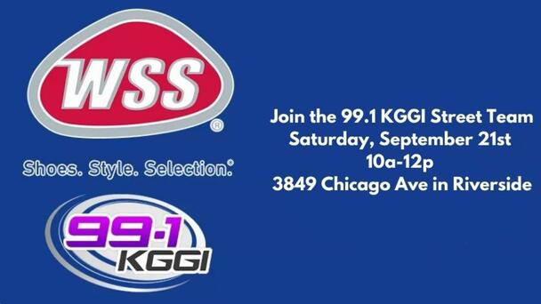 Join the 99.1 KGGI Street Team at WSS in Riverside