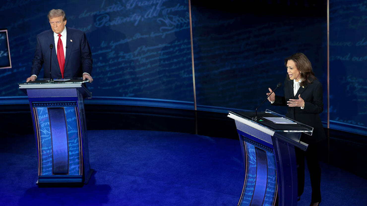 ABC News Hosts Presidential Debate Between Donald Trump And VP Kamala Harris At The National Constitution Center In Philadelphia