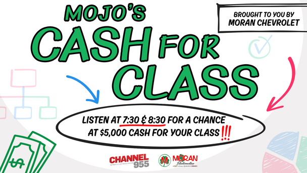 Mojo's Cash for Class brought to you by Moran Chevrolet