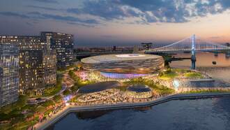 New Jersey Unveils Rendering of Proposed Sixers Arena in Camden