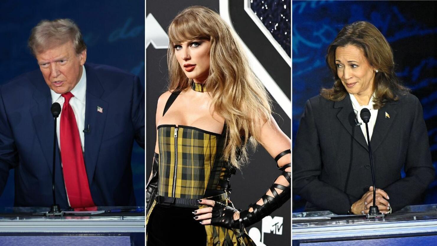 Trump Gives Harsh Response To Taylor Swift's Harris Endorsement | iHeart