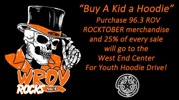 Help 96.3 ROV "Buy A Kid A Hoodie!" Proceeds Benefit The West End Center For Youth! Click To Get Your Merch!