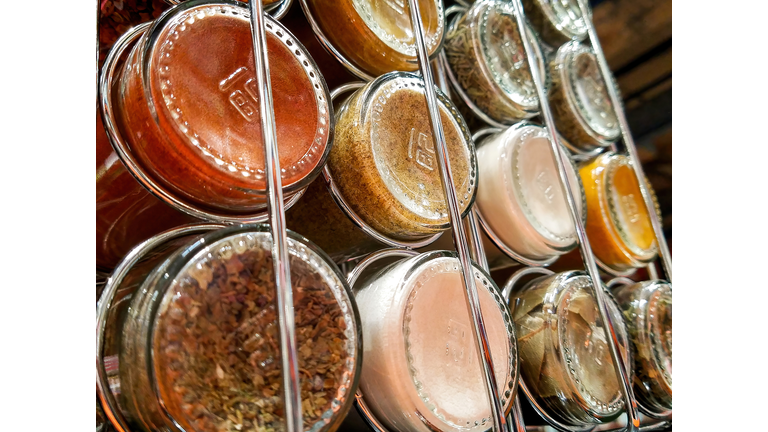 Spice Rack Back Close-up