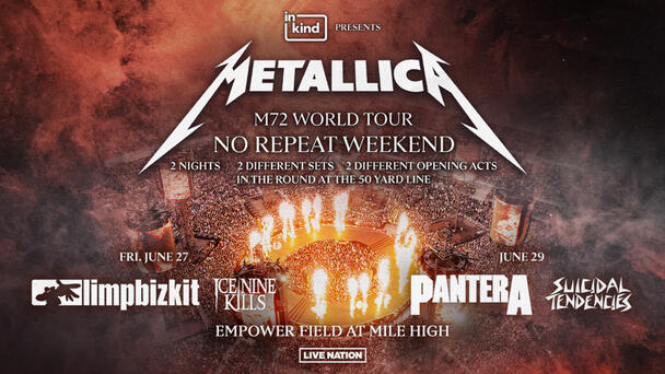 Metallica live at Empower Field!