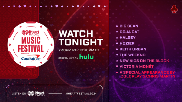 Watch Our iHeartRadio Music Festival Tonight At 10:30pm ET/7:30pm PT On Hulu!