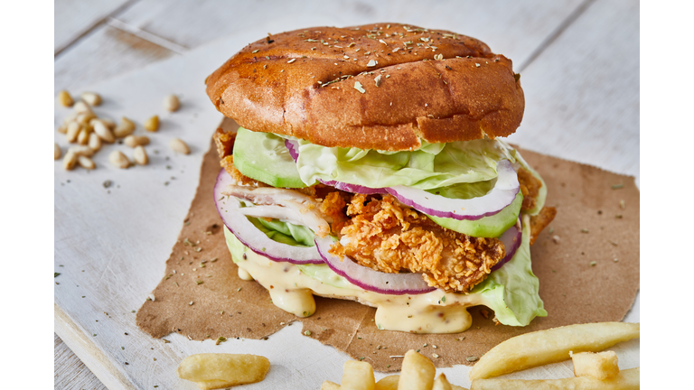 Chicken burger sandwich