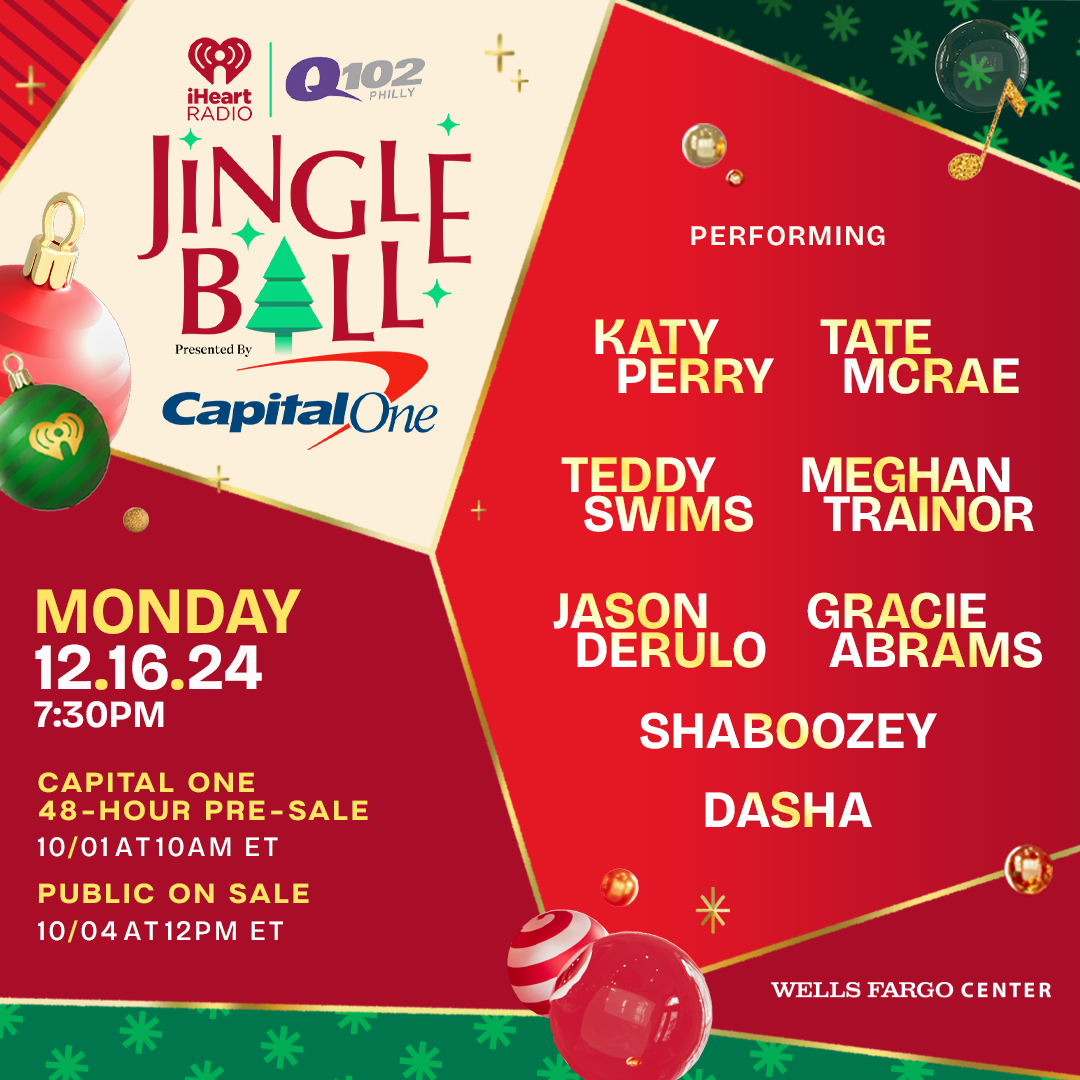 Our 2024 #Q102JingleBall Lineup