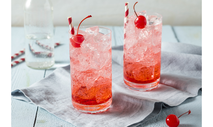 Sweet Refreshing Cherry Cocktail Mocktail