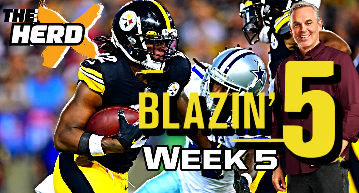 Blazing Five: Colin Cowherd Gives His 5 Best NFL Bets For Week 5 (Oct ...