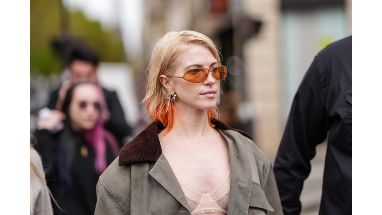 Street Style - Paris Fashion Week - Womenswear Spring/Summer 2025 - Day Eight