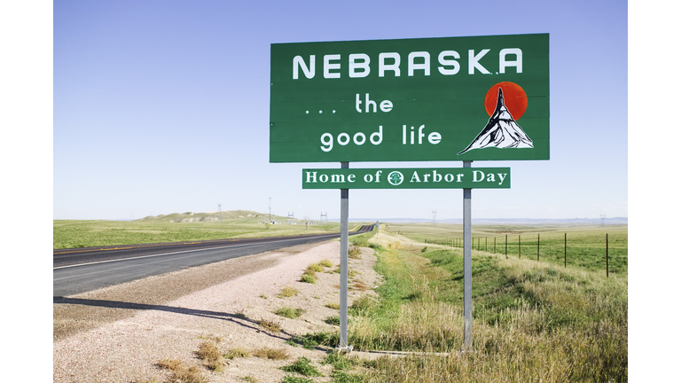 Welcome to Nebraska sign