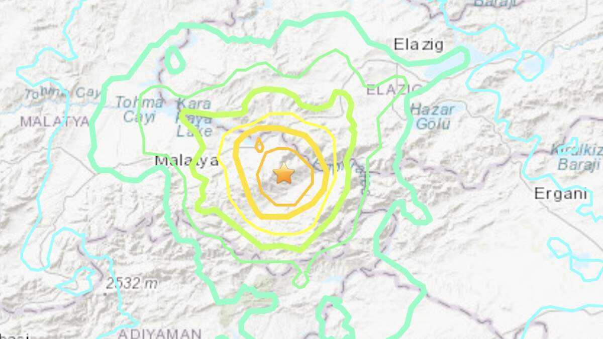 A magnitude 6.0 earthquake was reported New York Power 105.1 FM