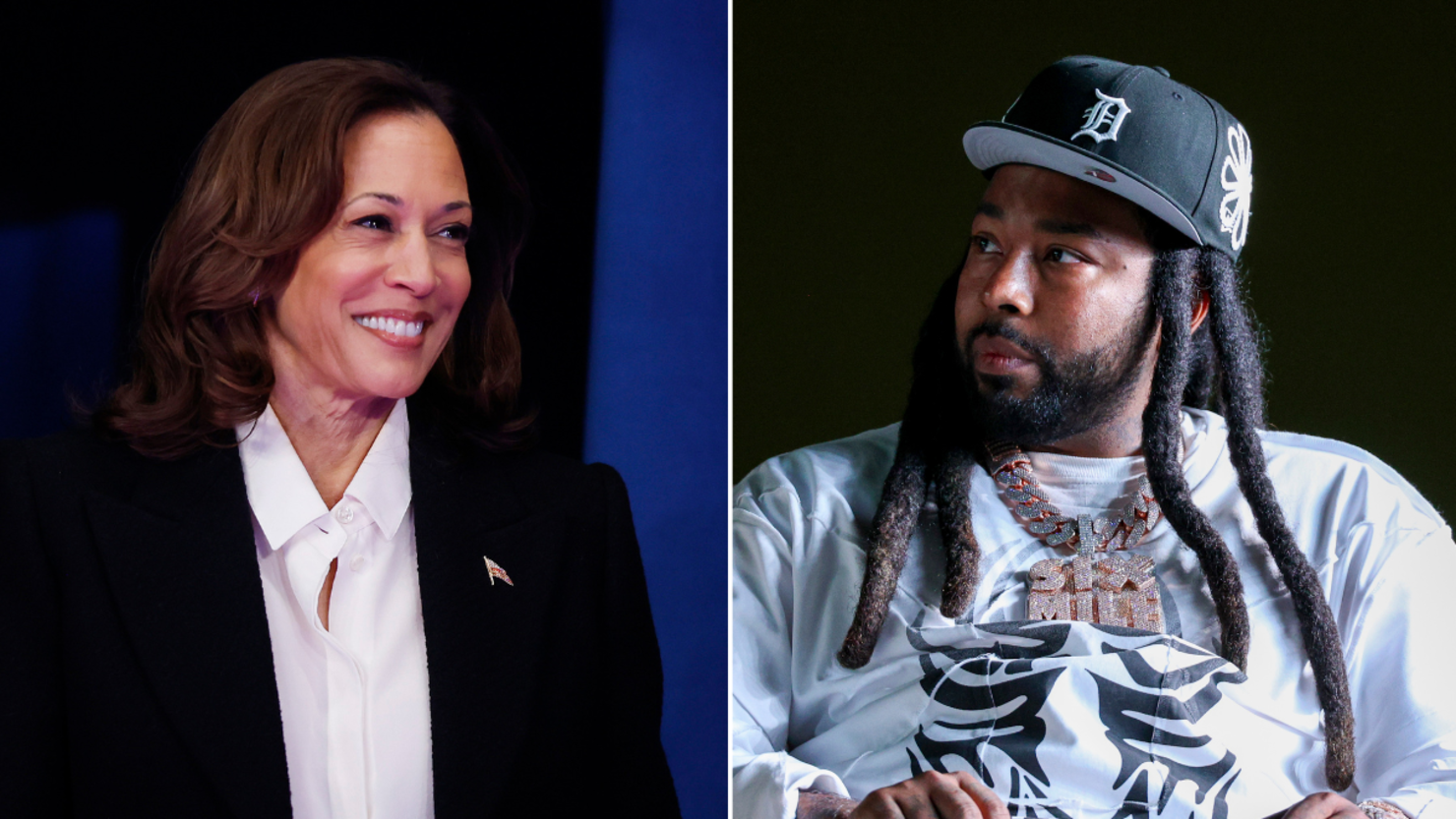 Kamala Harris & Icewear Vezzo