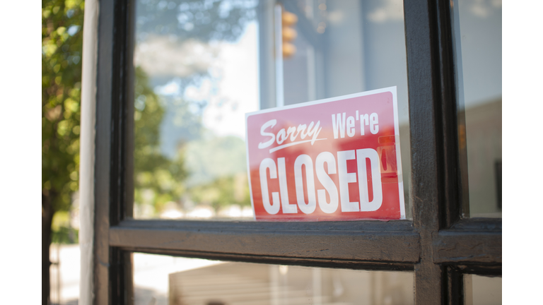 Sorry, We're Closed Sign