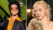 Bruno Mars & Rosé Have 'Super Chill' Night Playing A Korean Drinking Game 