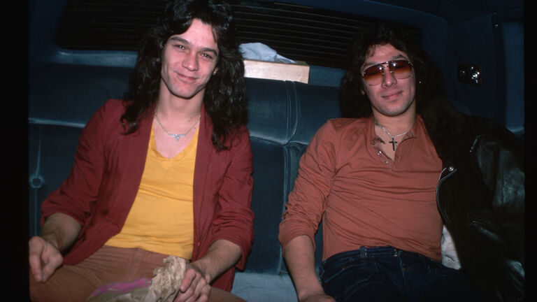 Eddie and Alex Van Halen in Automobile