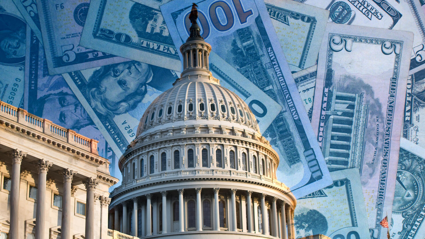 Washington DC - Capitol political contributions, donations, funding and super pacs in American politics