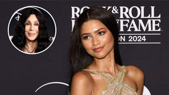 PHOTOS: Zendaya Channels Cher In Jaw-Dropping Sheer Cutout Gown
