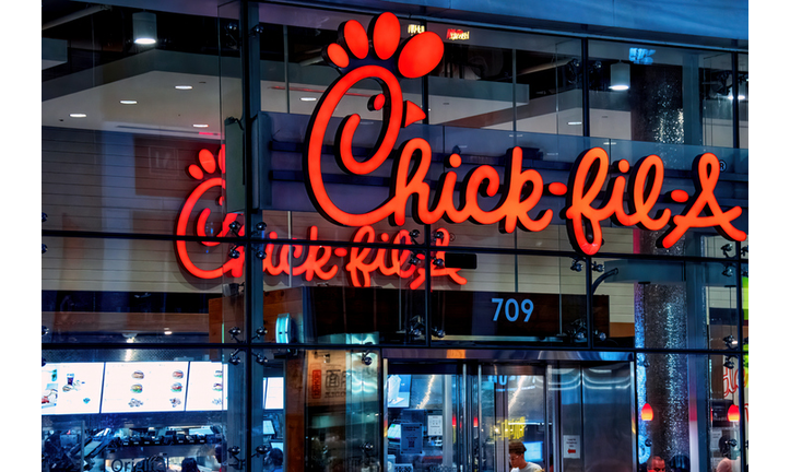 Chick-fil-A at Bloor and Yonge in Toronto, Canada