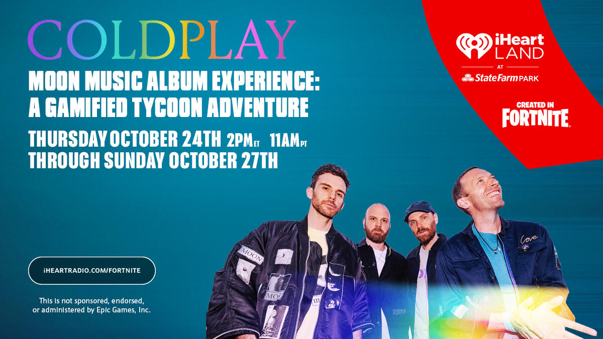 Coldplay Is Taking Over iHeartLand For An 'Immersive Experience'