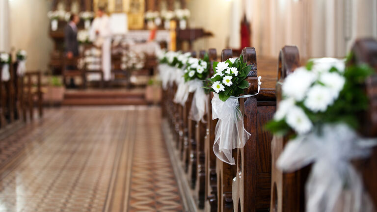 Church bouquets
