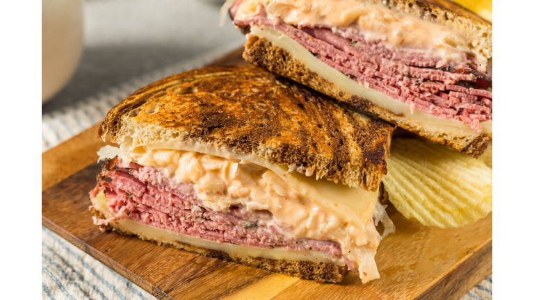 Homemade Russian Reuben Sandwich