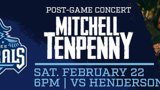 Win tickets to see Mitchell Tenpenny perform after an Admirals game!