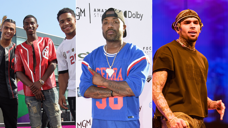 Quincy, King Combs, Justin Combs, Ray J & Chris Brown