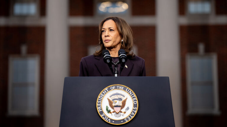 Vice President And Presidential Nominee Kamala Harris Delivers Concession Speech At Howard University