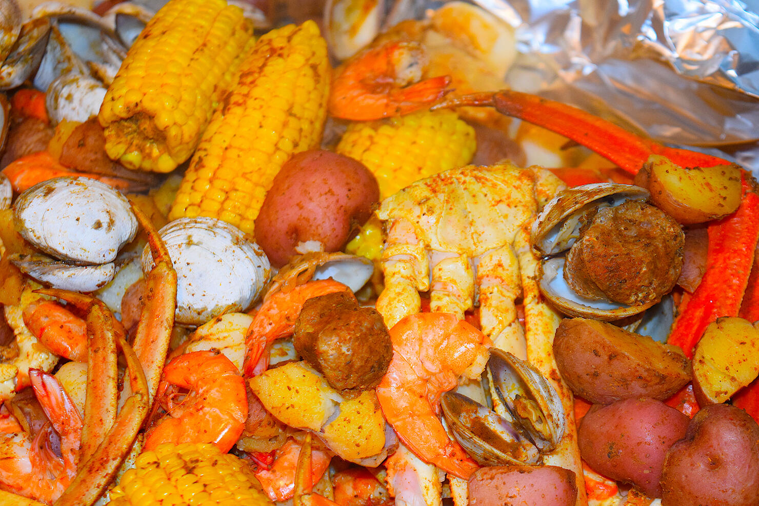Southern Style Seafood Boil