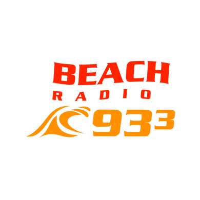93.3 Beach Radio logo