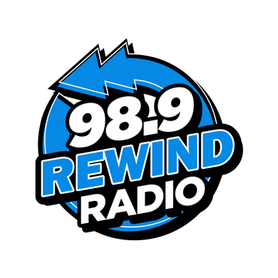 98.9 REWIND Radio logo