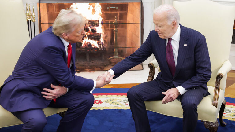 President-Elect Donald Trump Meets With Biden, Congressional Leaders In Washington