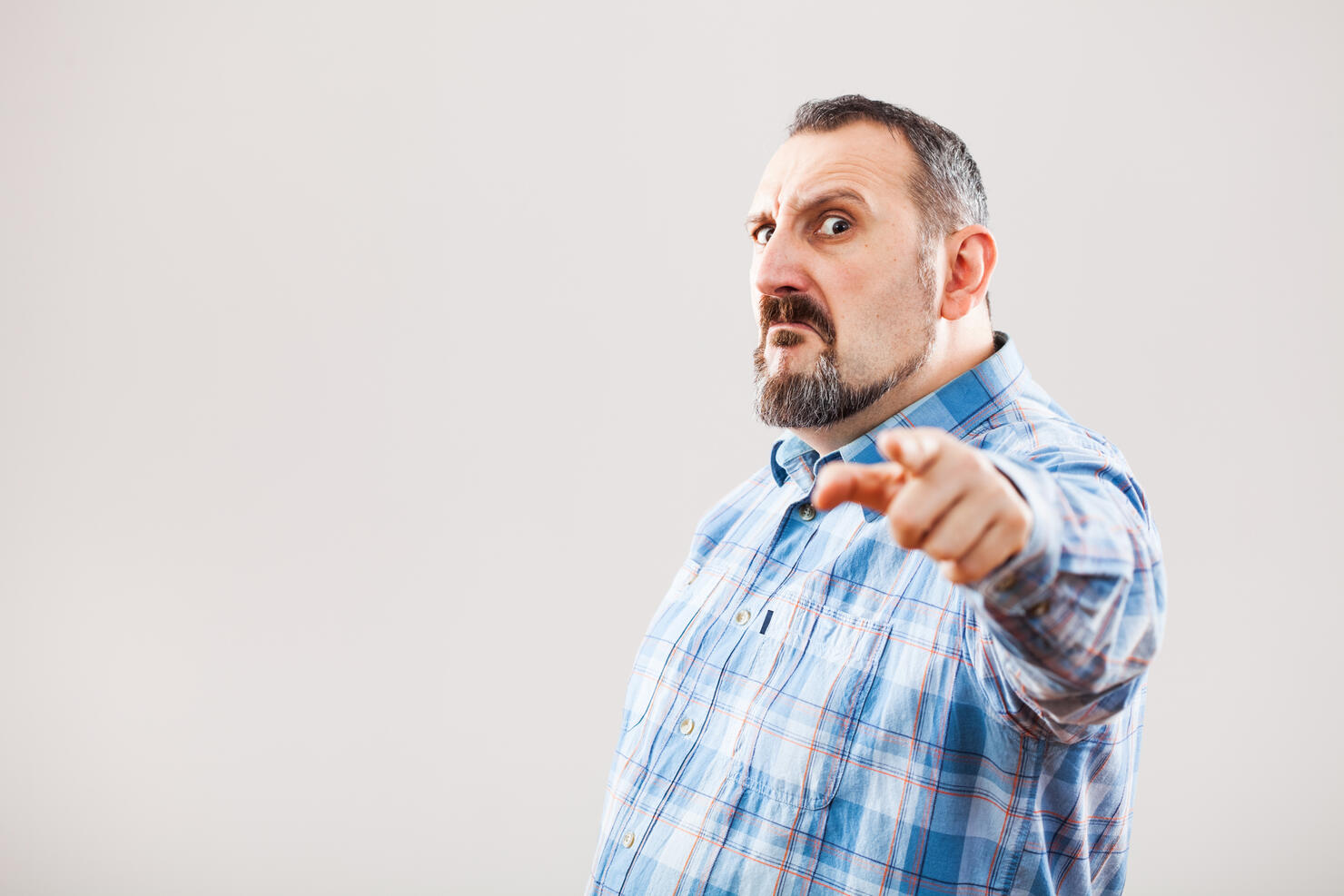 Angry man