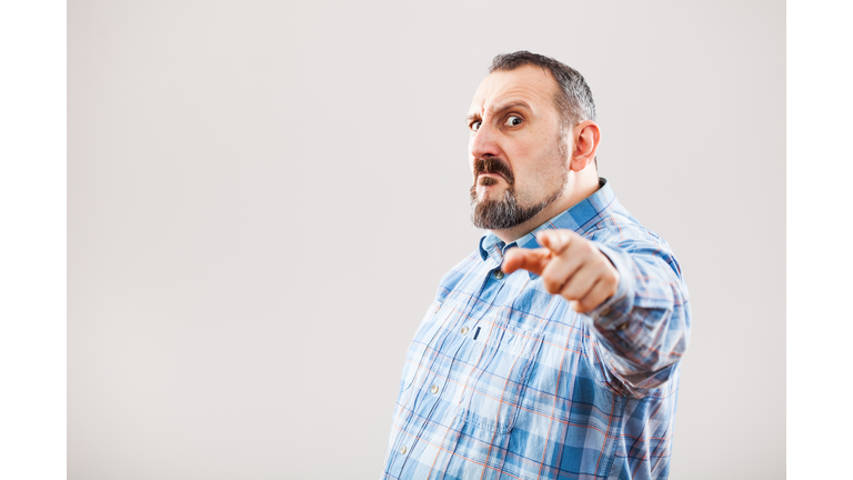 Angry man