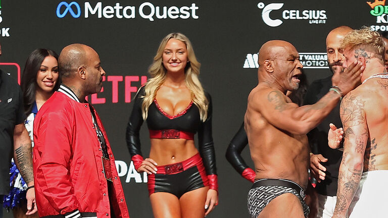 Mike Tyson v Jake Paul - Weigh-in