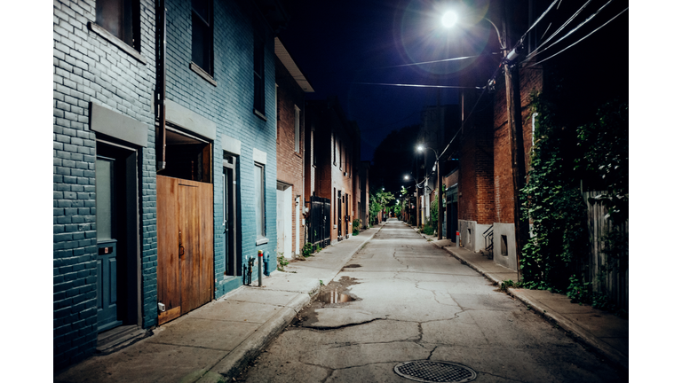 Dark alley  - Montreal